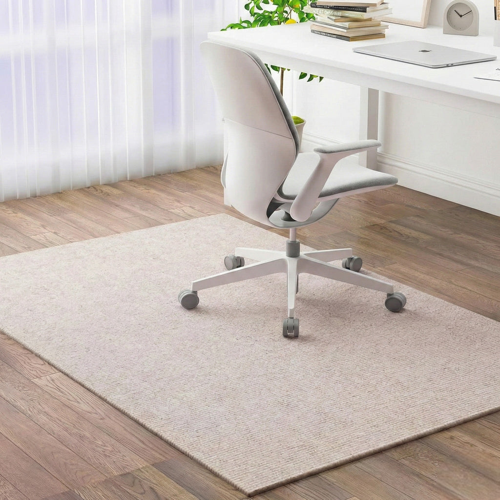 Self-adhesive anti-slip protective floor mat