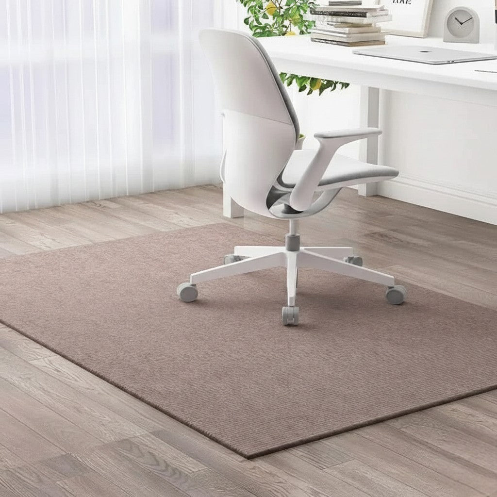 Self-adhesive anti-slip protective floor mat