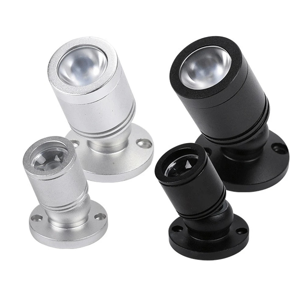 Modern adjustable surface-mounted directional LED spotlight