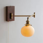 Wall lamp adjustable arm retro elegant decorative