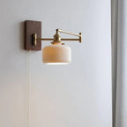 Wall lamp adjustable arm retro elegant decorative