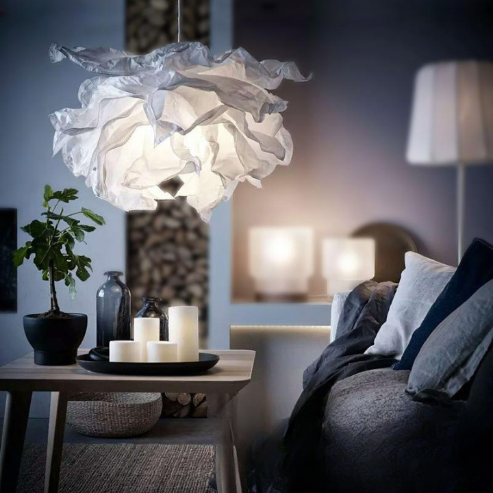 Modern decorative flower pendant lamp for living room