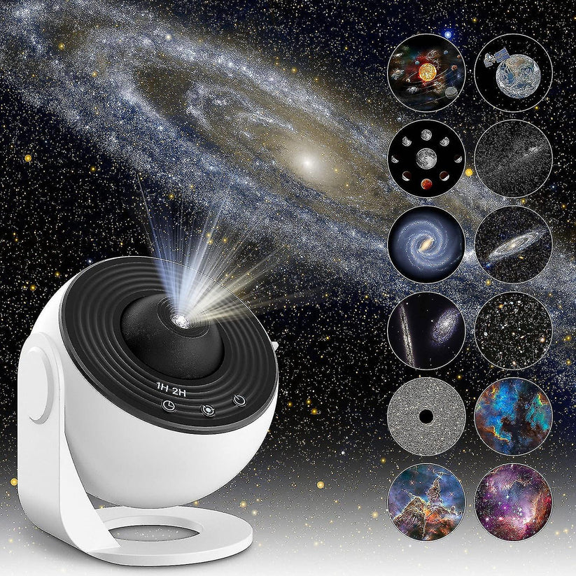 Projektor gwiazd led planetarium galaktyka dekoracyjny biały