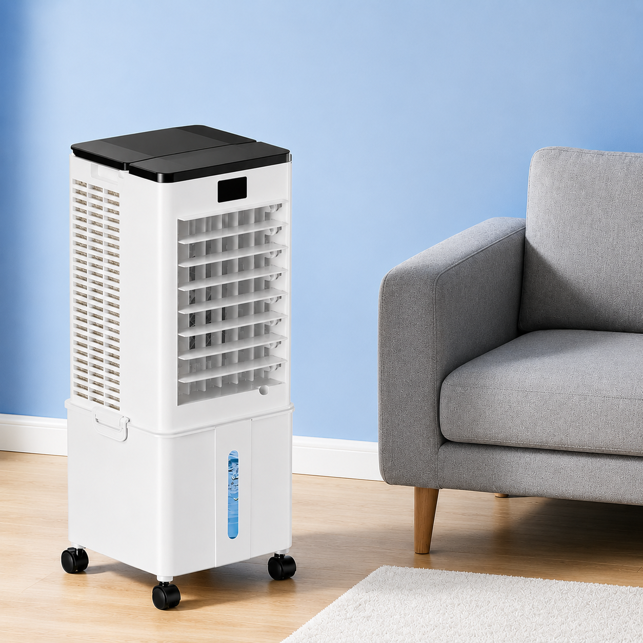 Portable air conditioner remote control cooling for summer