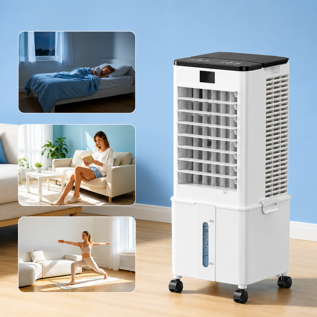 Portable air conditioner remote control cooling for summer