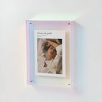 Modern decorative transparent photo frame