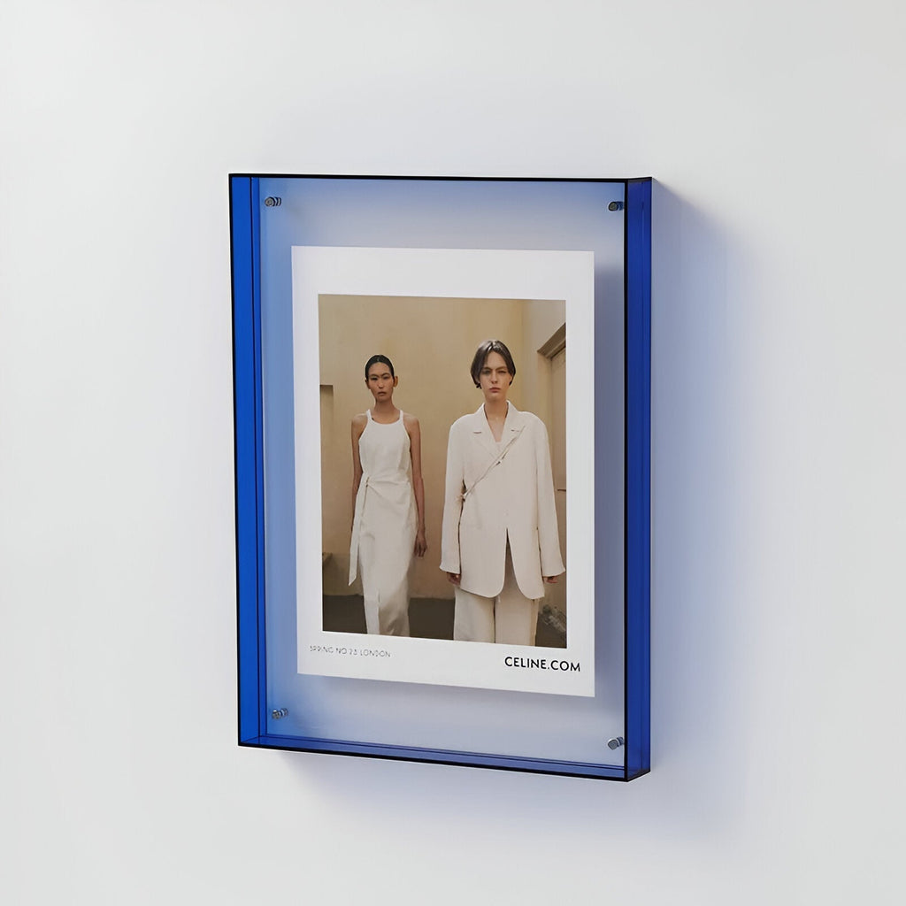 Modern decorative transparent photo frame