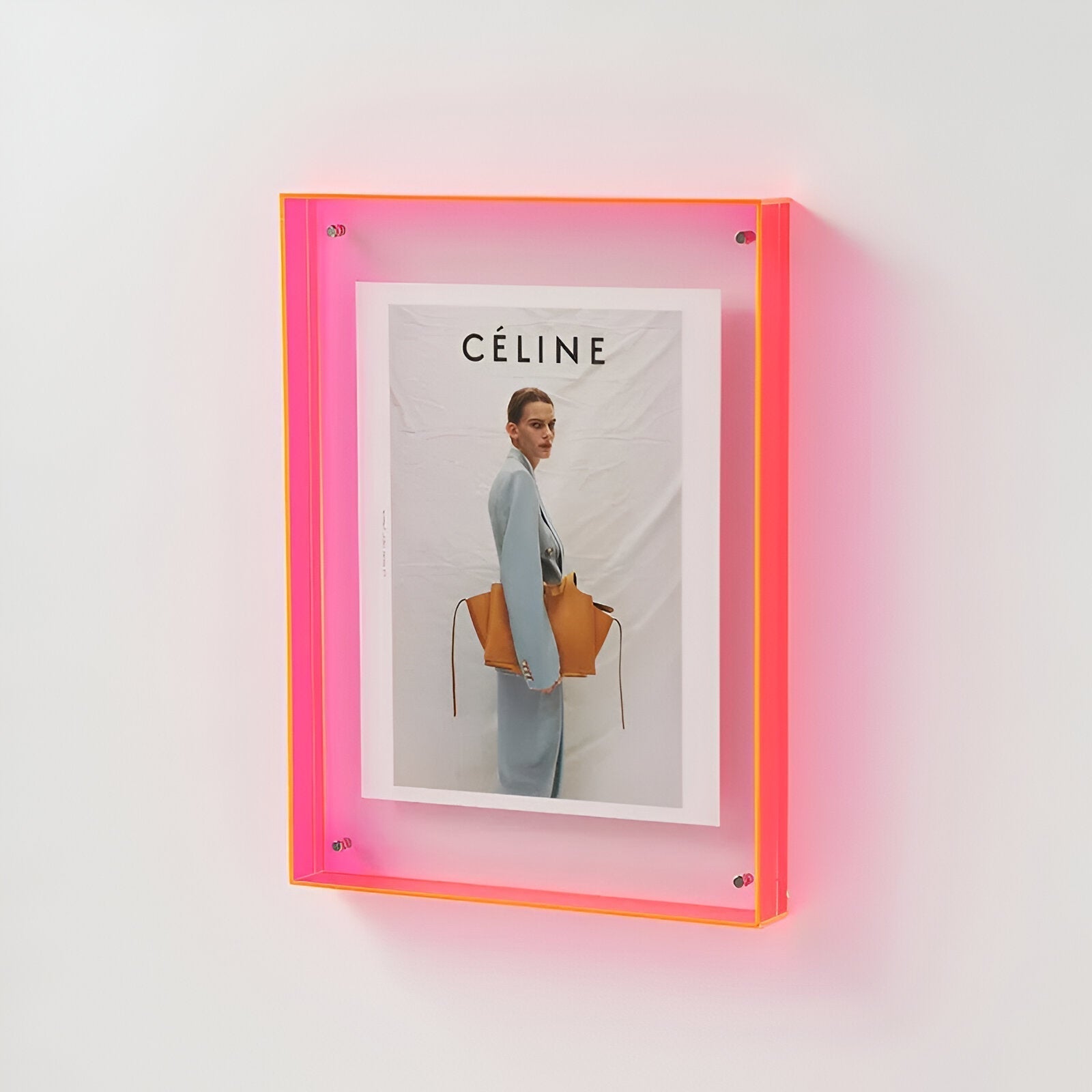 Modern decorative transparent photo frame