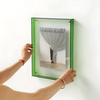 Modern decorative transparent photo frame