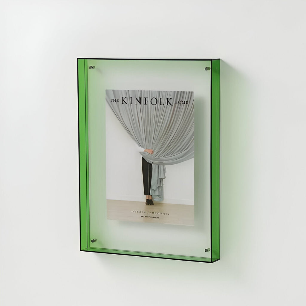 Modern decorative transparent photo frame