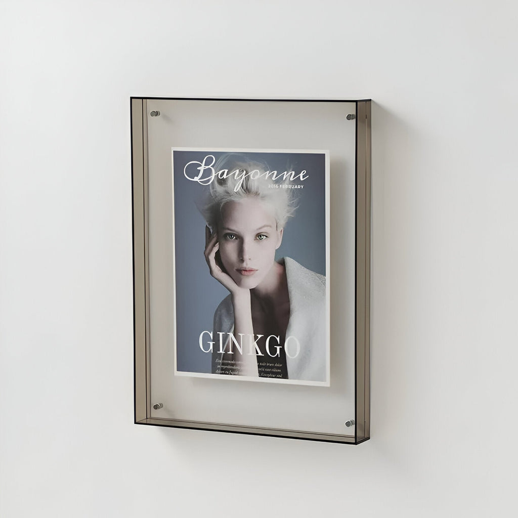 Modern decorative transparent photo frame