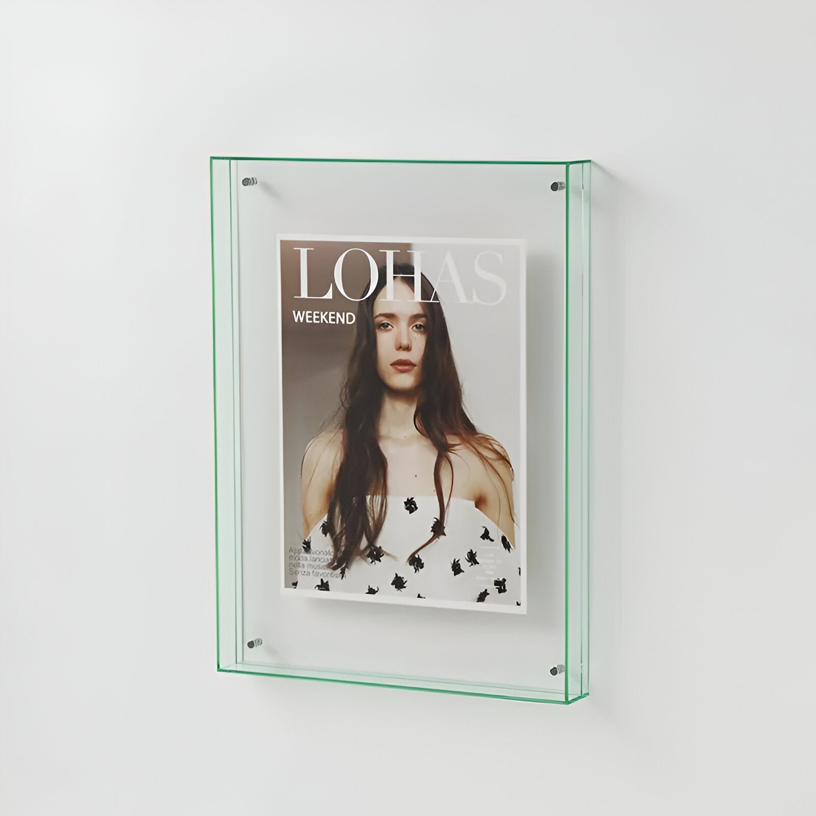 Modern decorative transparent photo frame