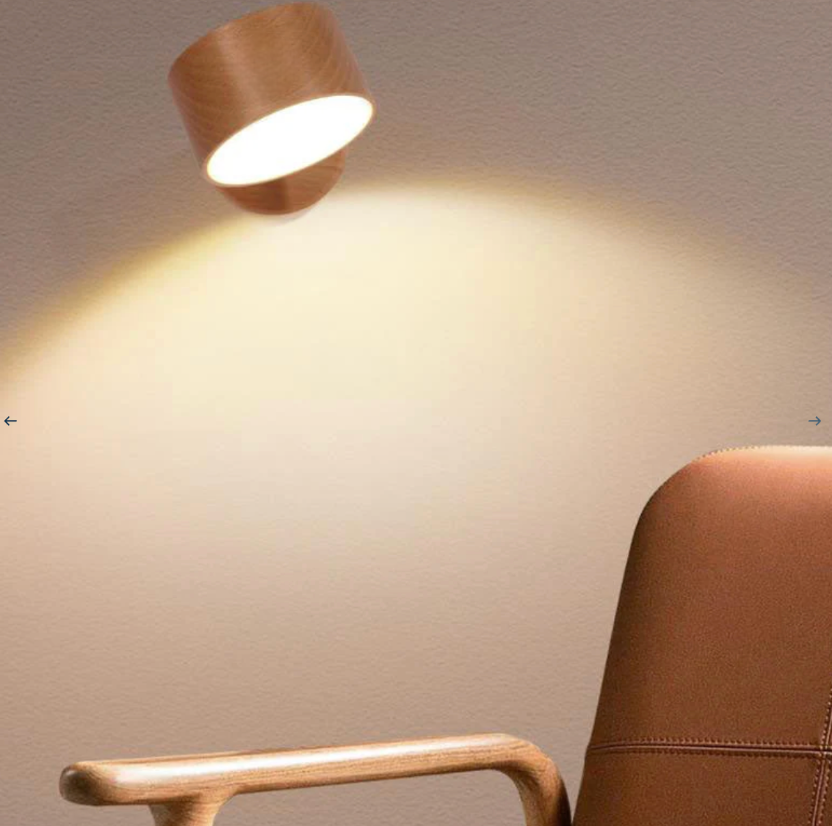 Lampa ścienna nowoczesna do czytania USB ładowalna