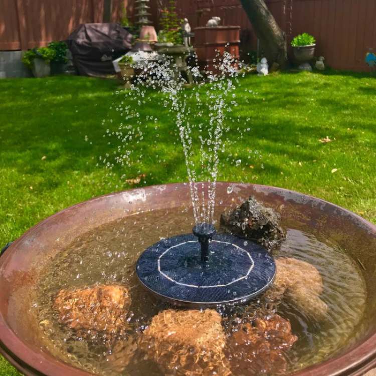 Solar Outdoor Floating Fountain for Garden Pond