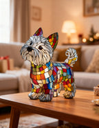 Lampa stołowa LED dekoracyjna mozaika westie