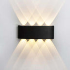 Wewnętrzna i zewnętrzna lampa ścienna nowoczesna led