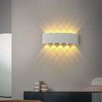 Wewnętrzna i zewnętrzna lampa ścienna nowoczesna led