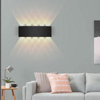 Wewnętrzna i zewnętrzna lampa ścienna nowoczesna led