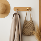 Wooden Wall Hook for the Hallway