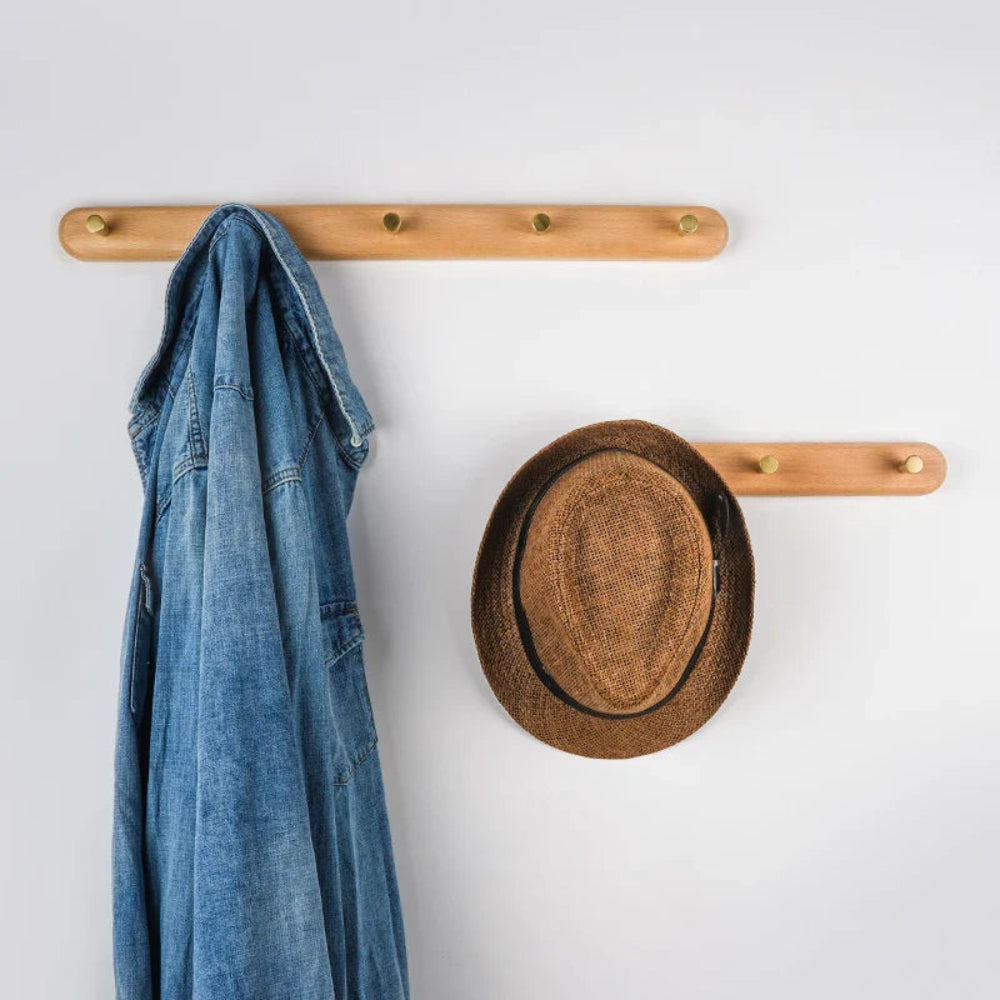Wooden Wall Hook for the Hallway