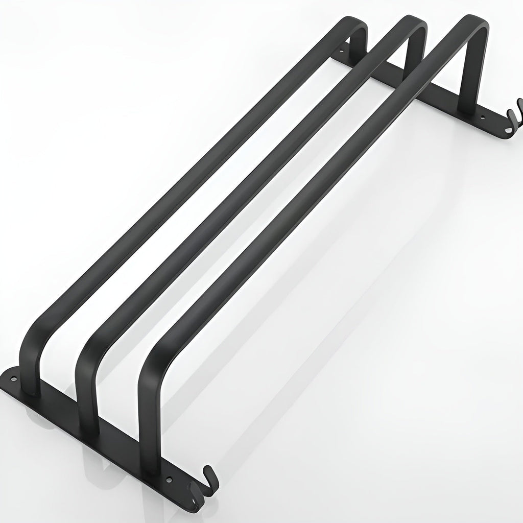 Modern multi-level wall towel rack