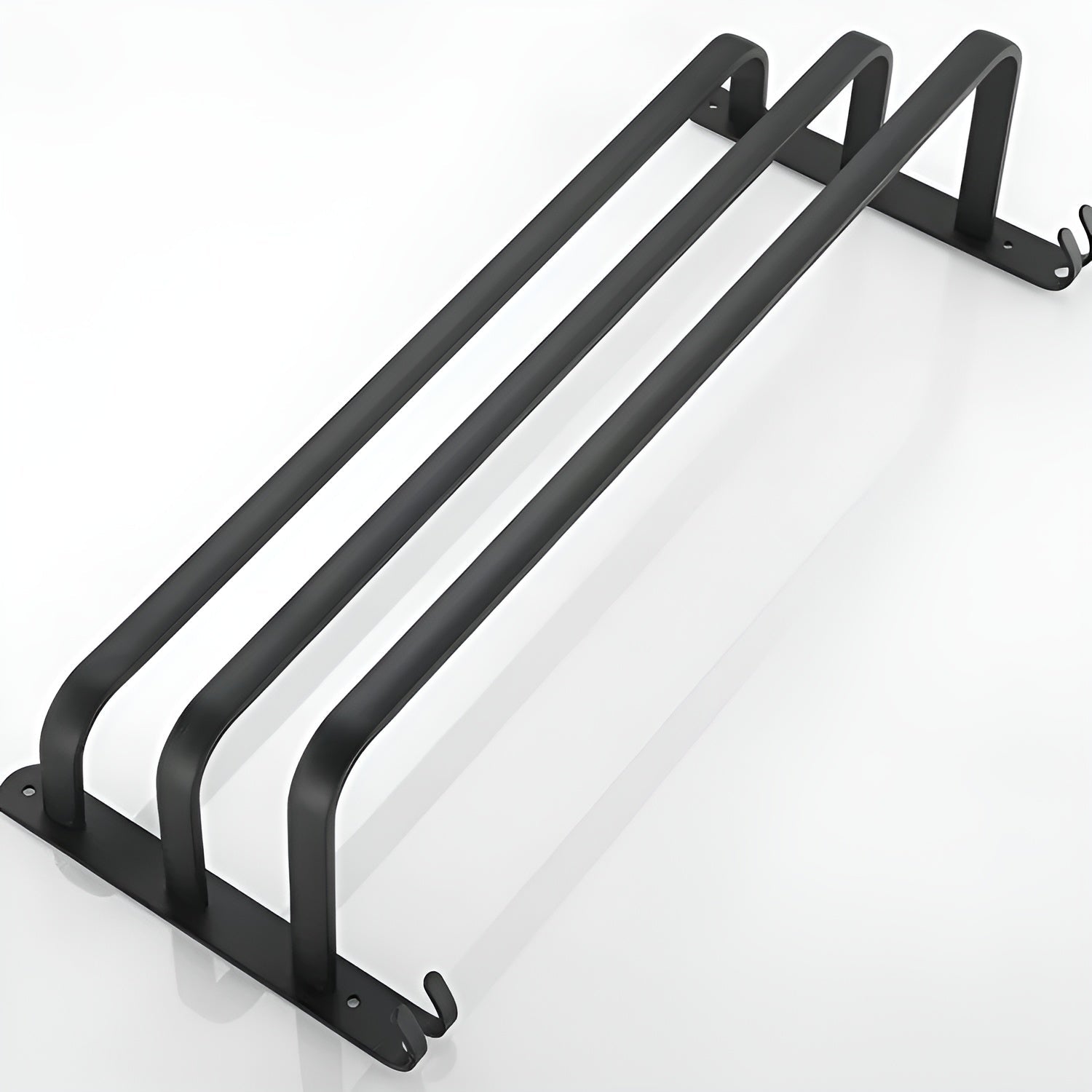 Modern multi-level wall towel rack
