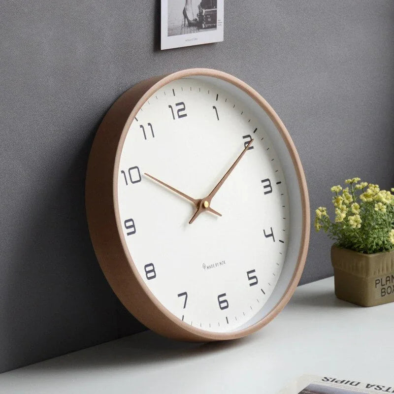 Zegar Ścienny Minimalistyczny Cichy Nowoczesny