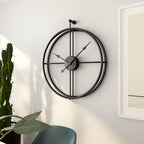 Zegar ścienny nowoczesny industrialny do salonu