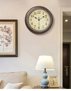 Vintage Round Quartz Wall Clock
