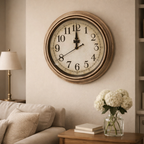 Vintage Round Quartz Wall Clock