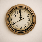 Vintage Round Quartz Wall Clock