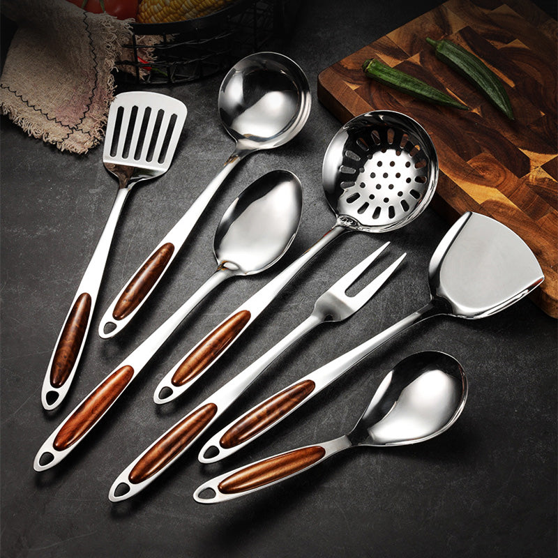Set of modern kitchen utensils for cooking
