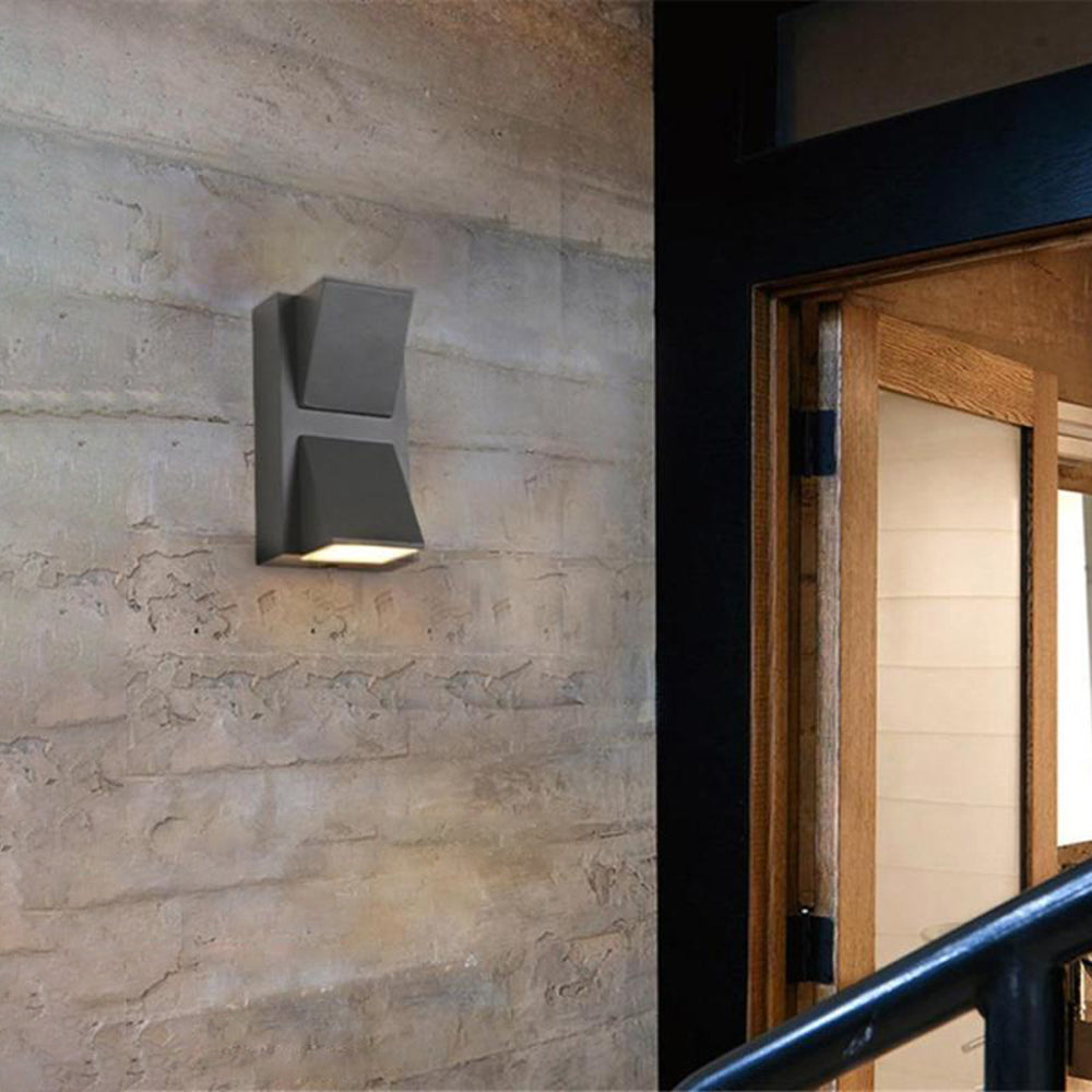 Zewnętrzna Lampa Ścienna Nowoczesna LED Kątowa