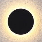 Zewnętrzna lampa ścienna LED efekt halo