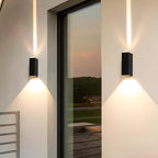 Zewnętrzna lampa ścienna LED góra dół