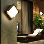 Outdoor LED wall lamp with motion sensor