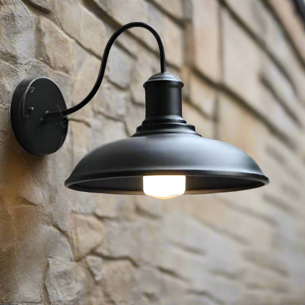 Zewnętrzna lampa ścienna industrialna vintage lampa werandowa