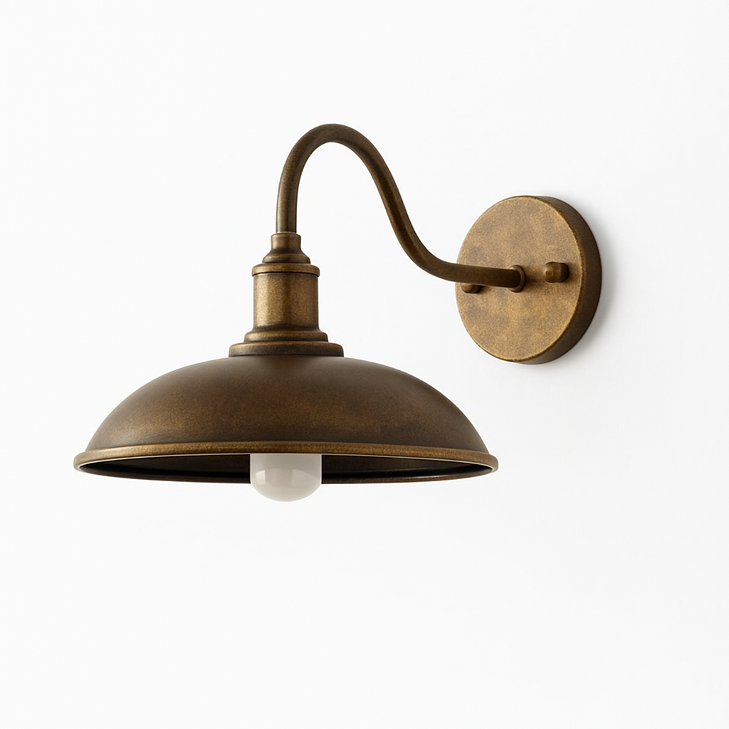 Zewnętrzna lampa ścienna industrialna vintage lampa werandowa