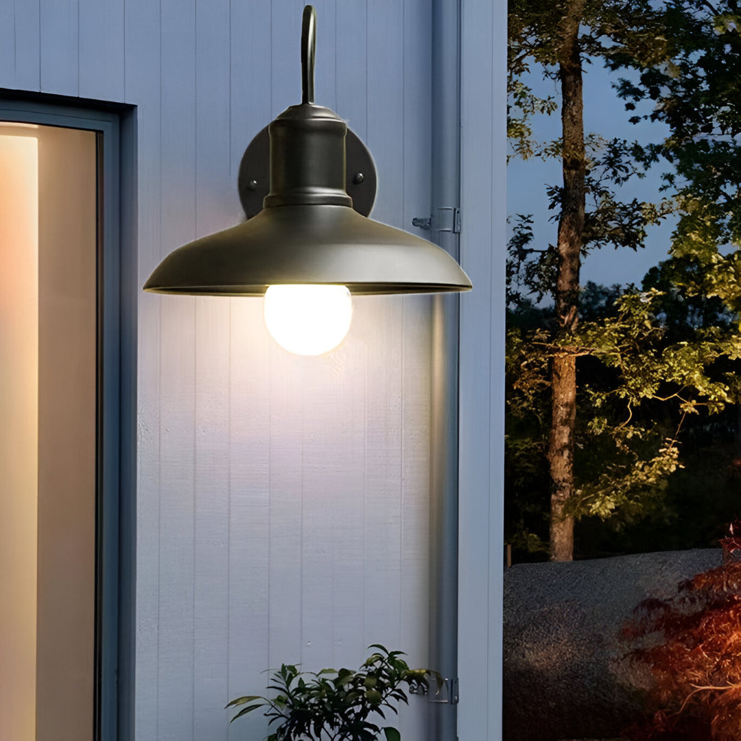 Zewnętrzna lampa ścienna industrialna vintage lampa werandowa