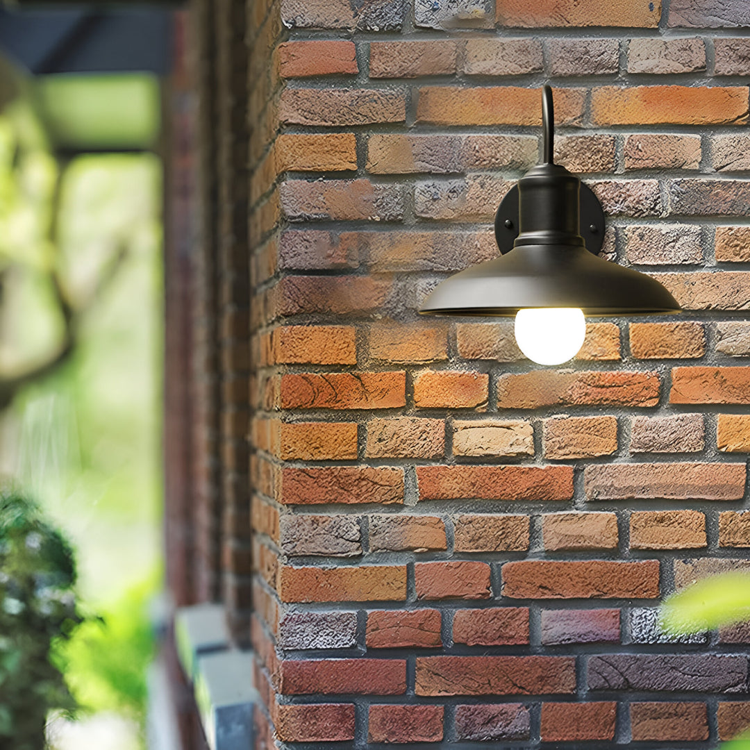 Zewnętrzna lampa ścienna industrialna vintage lampa werandowa