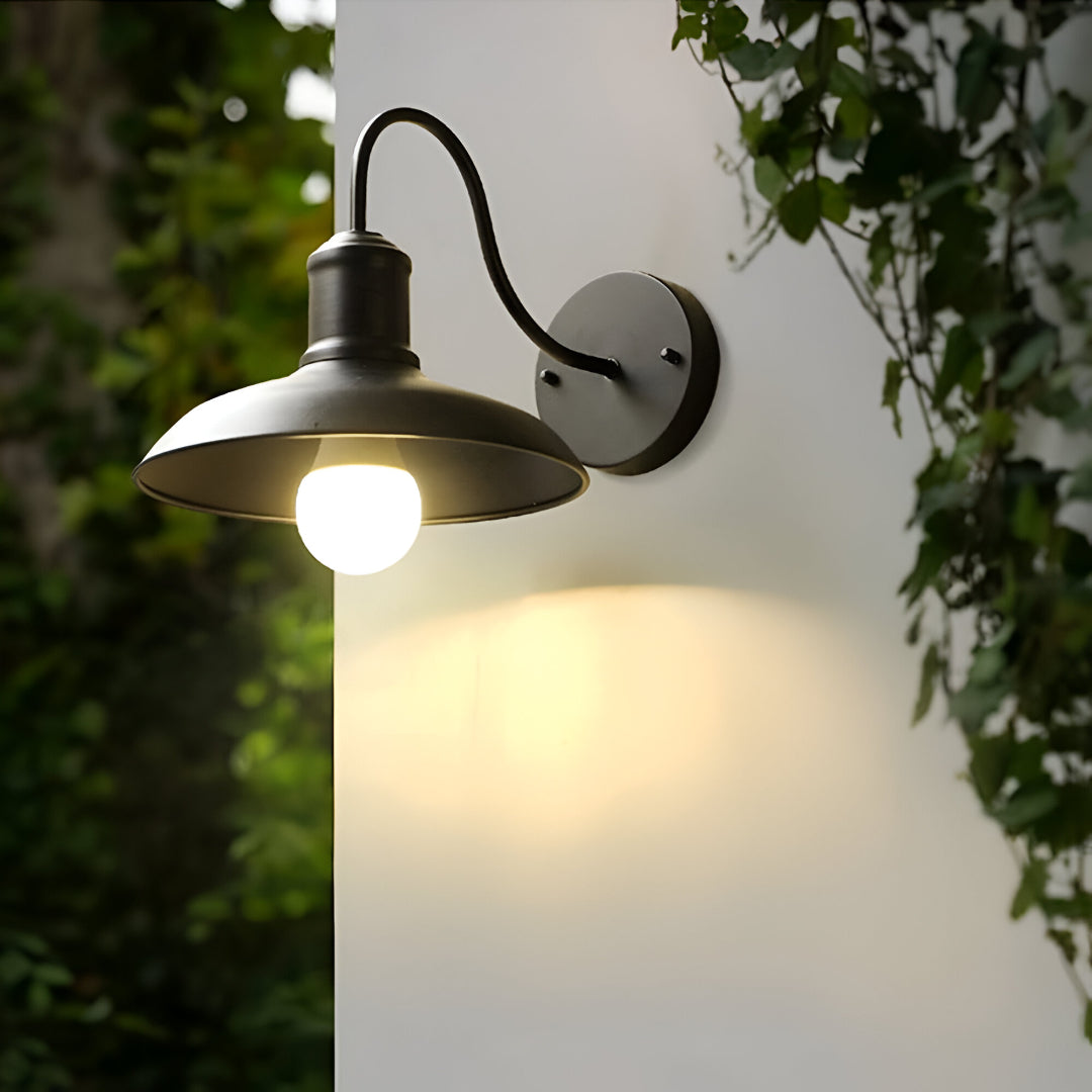 Zewnętrzna lampa ścienna industrialna vintage lampa werandowa