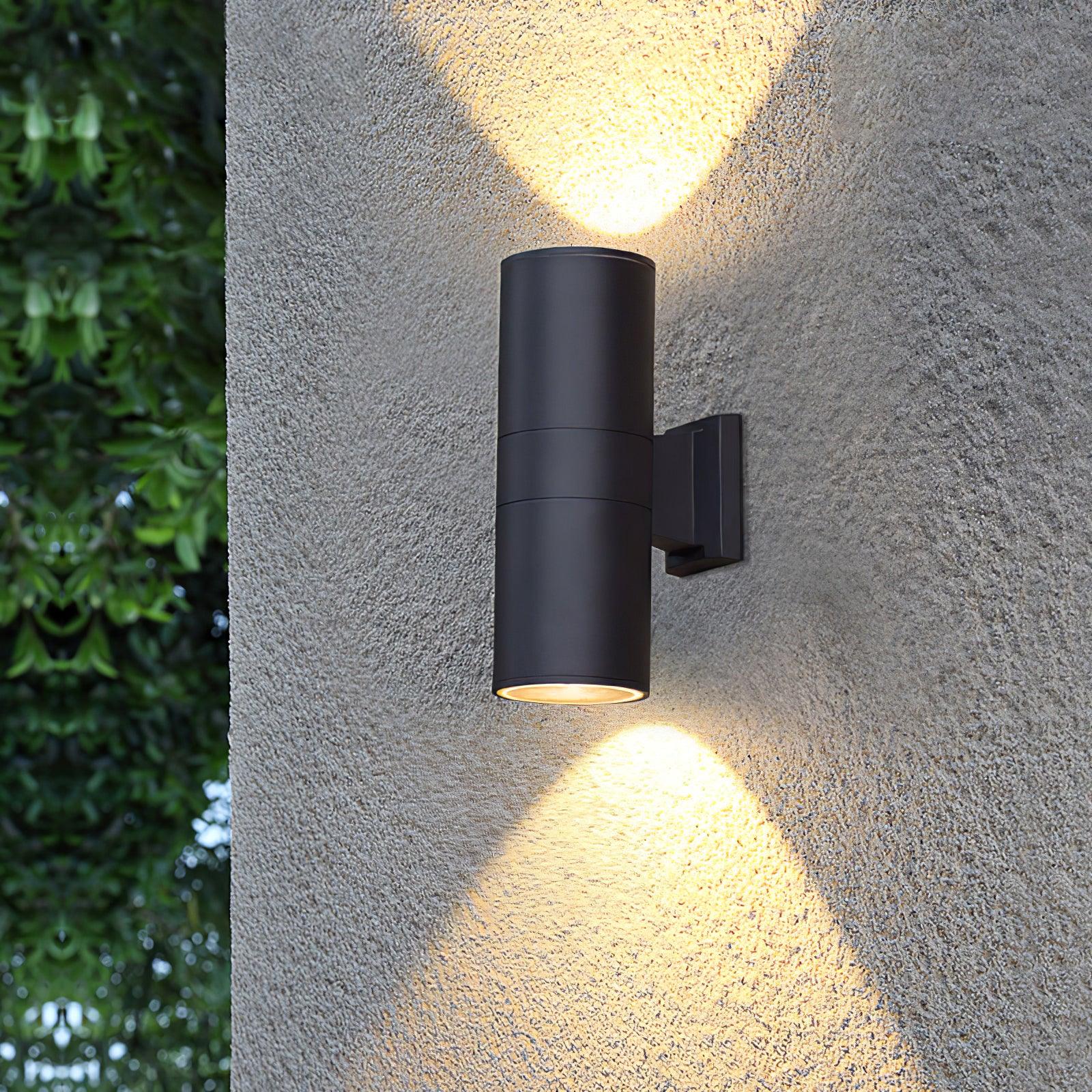 Zewnętrzna lampa ścienna nowoczesna góra dół LED