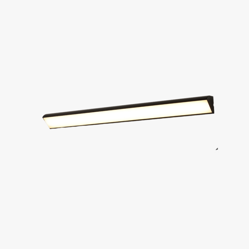 Zewnętrzna lampa ścienna nowoczesna liniowa czarna LED