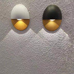 Modern Oval Outdoor Wall Lamp