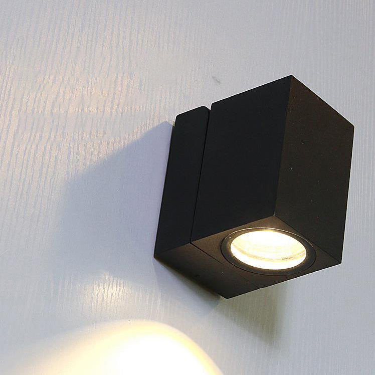 Zewnętrzna lampa ścienna nowoczesna regulowana LED reflektor