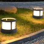 Zewnętrzna lampa ścienna ogrodowa LED wielofunkcyjna czarna latarnia