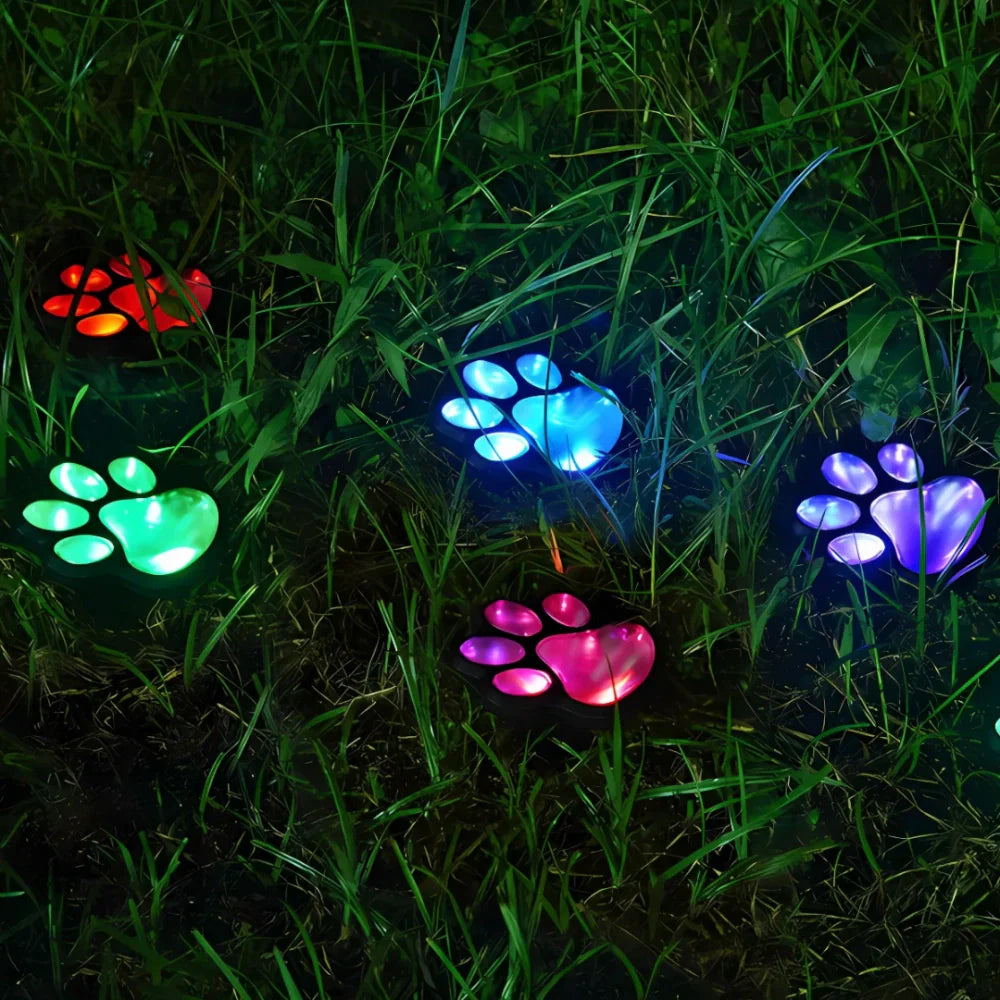 Decorative solar garden lamp animal