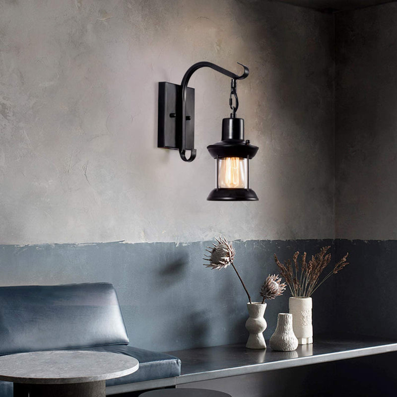 Zewnętrzna lampa scienna nowoczesna LED geometryczna