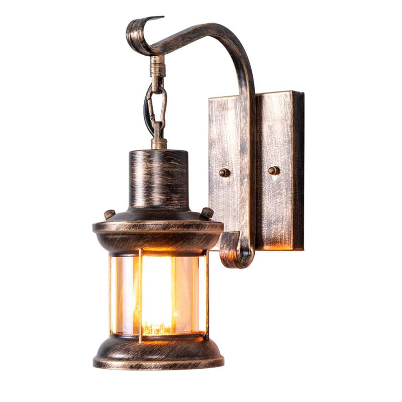 Zewnętrzna lampa scienna nowoczesna LED geometryczna