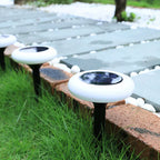 Solar outdoor ground path garden driveway lights